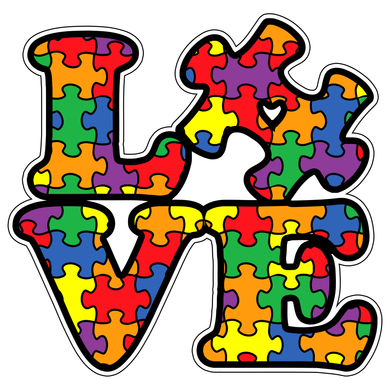 Autism Love Sticker
