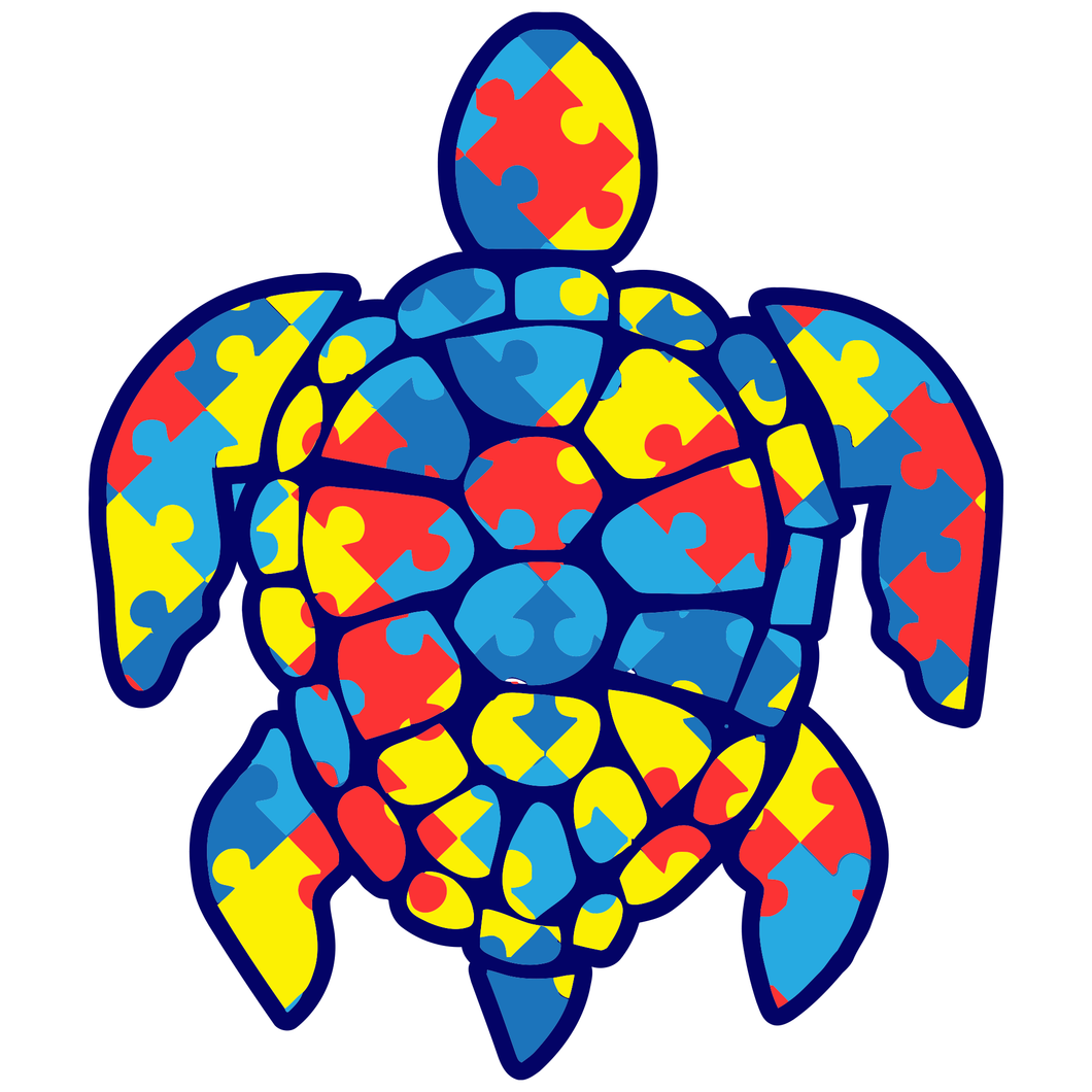 Autism Turtle Sticker