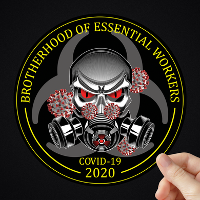 Brotherhood Of Essential Workers Sticker (2 Sizes Available)