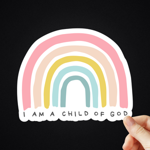 I Am A Child Of God Sticker (Different Sizes)