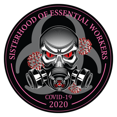 Sisterhood Of Essential Workers Sticker (2 Sizes Available)