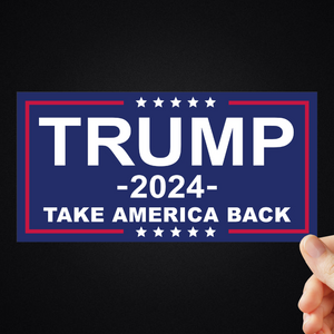 6" x 3" Trump 2024 Take America Back Stickers