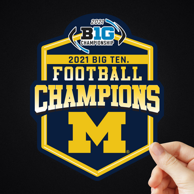 Michigan Champions Sticker 2-Pack (5
